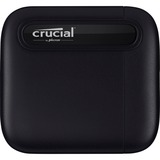 Crucial X6 Portable 1 TB externe SSD Zwart, CT1000X6SSD9, USB-C 3.2 Gen 2 (10 Gbit/s)
