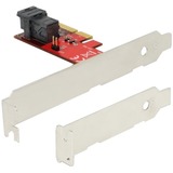 DeLOCK PCI Express x4 Card naar 1x internal SFF-8643 NVMe Low Profile controller 