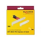 DeLOCK PCI Express x4 Card naar 1x internal SFF-8643 NVMe Low Profile controller 