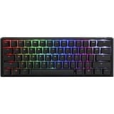 Ducky One 3 Mini RGB mechanisch gaming toetsenbord Zwart, BE lay-out (AZERTY), Cherry MX Silent Red, 60%