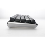 Ducky One 3 Mini, gaming toetsenbord Zwart/zilver, BE Lay-out, Cherry MX Silent Red, RGB leds, 60%, ABS