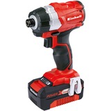 EINHELL Power Tool kit 18V Twin Pack BL gereedschapsset Rood/zwart, Oplader en 2 accu's (2Ah/4,0Ah) inbegrepen 