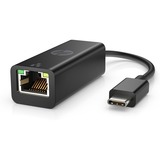 HP USB-C > RJ-45 adapter Zwart, 0,1 meter