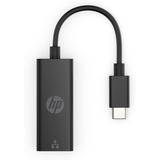 HP USB-C > RJ-45 adapter Zwart, 0,1 meter