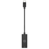 HP USB-C > RJ-45 adapter Zwart, 0,1 meter