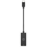 HP USB-C > RJ-45 adapter Zwart, 0,1 meter