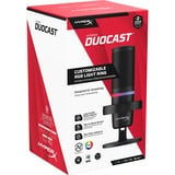 HyperX DuoCast microfoon Zwart, RGB led