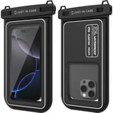 Just in Case Waterproof Floating Phone Bag IPX8 telefoonhoesje Zwart/transparant