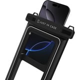 Just in Case Waterproof Floating Phone Bag IPX8 telefoonhoesje Zwart/transparant