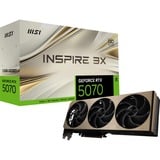 MSI GeForce RTX 5070 12G INSPIRE 3X OC grafische kaart 1x HDMI, 3x DisplayPort
