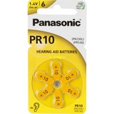 Panasonic Zinc Air PR-10L/6LB batterij 6 stuks