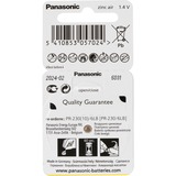 Panasonic Zinc Air PR-10L/6LB batterij 6 stuks