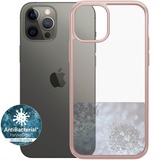 PanzerGlass ClearCaseColor iPhone 12/Pro telefoonhoesje Transparant/roségoud