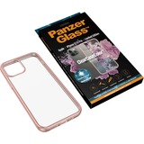 PanzerGlass ClearCaseColor iPhone 12/Pro telefoonhoesje Transparant/roségoud