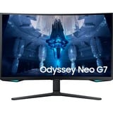Samsung Odyssey Neo G7 S32BG750NP 32" 4K Ultra HD curved gaming monitor Zwart, 1x DisplayPort, 2x HDMI, 2x USB-A, 165 Hz
