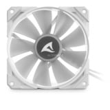 Sharkoon Rebel F50 PWM - White case fan Wit, 4-pin PWM + 4-pin (5V-D-coded-G)