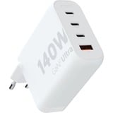 Xtorm 140W GaN² Ultra oplader Wit, 3x USB-C, 1x USB-A