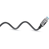 goobay Netwerkadapter USB-A 3.2 Gen1 naar RJ-45 Zwart/zilver, 1 meter