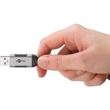 goobay Netwerkadapter USB-A 3.2 Gen1 naar RJ-45 Zwart/zilver, 1 meter