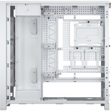 Corsair FRAME 5000D RS midi tower behuizing Wit | 4x USB-A | 1x USB-C | RGB | Tempered Glass