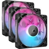 Corsair iCUE LINK RX120 RGB Starterskit case fans Zwart, 3 stuks, 120 x 120 x 25 mm, PWM