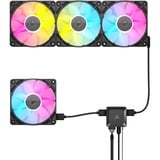 Corsair iCUE LINK RX120 RGB Starterskit case fans Zwart, 3 stuks, 120 x 120 x 25 mm, PWM