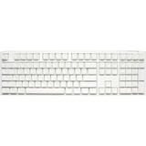 Ducky One 3 Classic White, gaming toetsenbord Wit/zilver, BE Lay-out, Cherry MX Silent Red, RGB leds, ABS