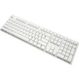 Ducky One 3 Classic White, gaming toetsenbord Wit/zilver, BE Lay-out, Cherry MX Silent Red, RGB leds, ABS