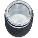 Emsa Tea Mug Thermosbeker 0,4 Liter Zwart/transparant, Glas, schroefdop