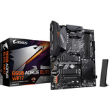 GIGABYTE B550 AORUS ELITE WIFI7 socket AM4 moederbord Zwart/grijs, RAID, 2.5Gb-LAN, Sound, ATX
