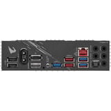 GIGABYTE B550 AORUS ELITE WIFI7 socket AM4 moederbord Zwart/grijs, RAID, 2.5Gb-LAN, Sound, ATX