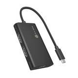 ICY BOX IB-AD1030-C - USB-C > HDMI adapter Zwart