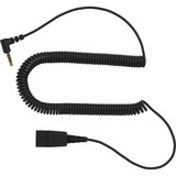 Jabra Jabra GN1218 AC Attenuation Coiled 2m adapter Zwart