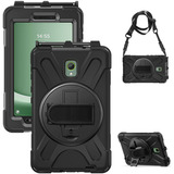 Just in Case Samsung Galaxy Tab Active3/Active5 - Shockproof Case tablethoes Zwart