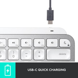 Logitech MX Keys Mini For Mac Minimalist Wireless Illuminated Keyboard, toetsenbord Grafiet, US lay-out, Bluetooth