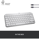 Logitech MX Keys Mini For Mac Minimalist Wireless Illuminated Keyboard, toetsenbord Grafiet, US-International, Bluetooth
