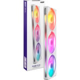 NZXT F420 RGB case fans Wit, 3 stuks, 420 x 140 x 25 mm, PWM