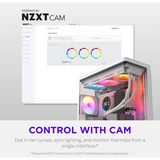 NZXT F420 RGB case fans Wit, 3 stuks, 420 x 140 x 25 mm, PWM