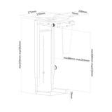 Neomounts PC bureausteun NM-CPU100BLACK houder Zwart