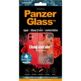 PanzerGlass ClearCaseColor iPhone 12 mini telefoonhoesje Transparant/rood