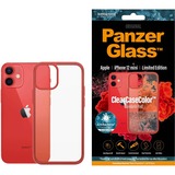 PanzerGlass ClearCaseColor iPhone 12 mini telefoonhoesje Transparant/rood