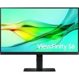Samsung ViewFinity S6 S60UD LS24D600UAUXEN 24" monitor Zwart, HDMI, DisplayPort