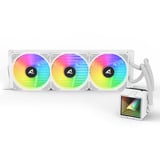 Sharkoon S100 ARGB waterkoeling Wit, 4-pins PWM fan-connector