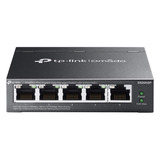 TP-Link Omada ES205GP switch Zwart, 4x PoE+