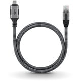 goobay Netwerkadapter USB-C 3.2 Gen1 naar RJ-45 Zwart/zilver, 2 meter