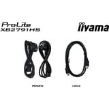 iiyama ProLite XB2791HS-B1 27" monitor Zwart (mat), 120 Hz, HDMI, DisplayPort, Audio