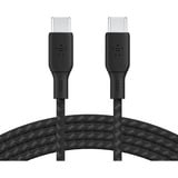Belkin BOOSTCHARGE USB-C kabel Zwart, 2 meter, 100W