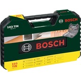 Bosch V-Line Boor / Schroevendraaierset 103-delig boor- en bitset Groen