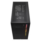 Corsair 2800X RS-R ARGB mini tower behuizing Zwart | 1x USB-A | 1x USB-C | Tempered Glass