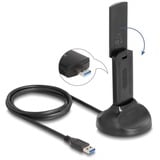 DeLOCK Wi-Fi 6E Dual Band WLAN USB Adapter AX3000 wlan adapter Zwart